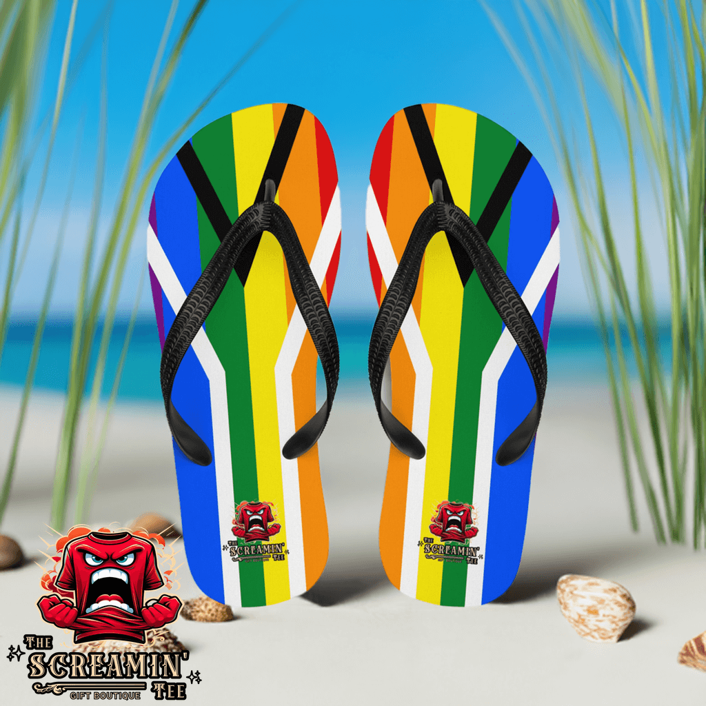 South African Pride Flip Flops