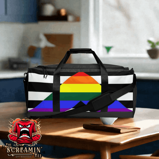 STRAIGHT ALLY PRIDE DUFFLE BAG