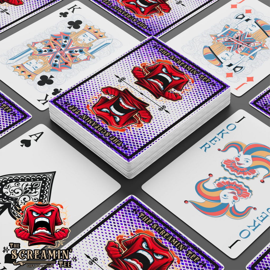 THE COLLECTORS EDITION PLAYING CARDS - TANZANITE LOGO