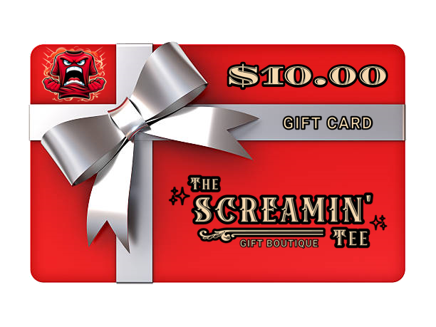 THE SCREAMIN' TEE GIFT CARDS