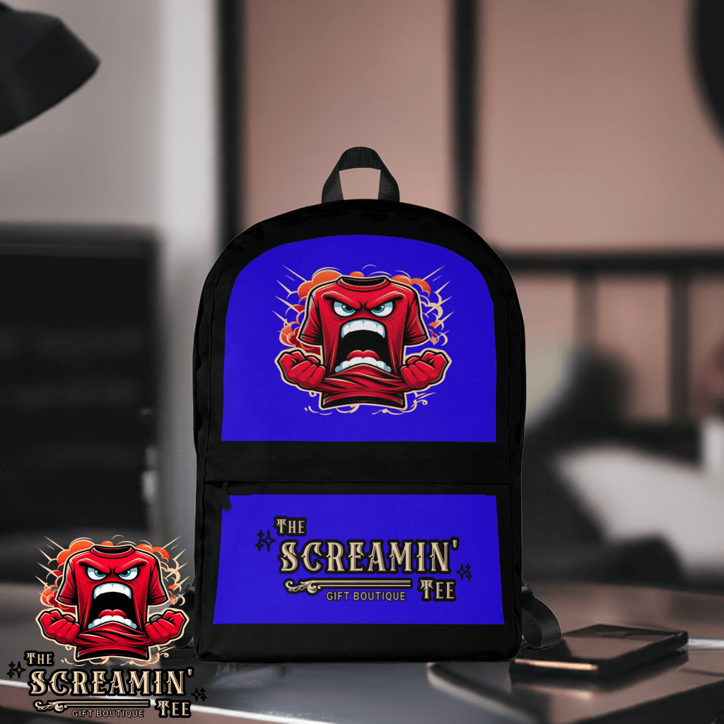 The Screamin' Tee Backpack | Sapphire Logo