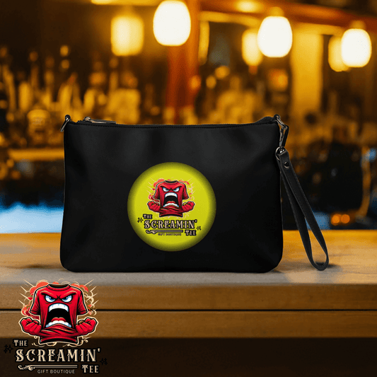 The Screamin' Tee Crossbody Bag | Citrine Logo (Black)