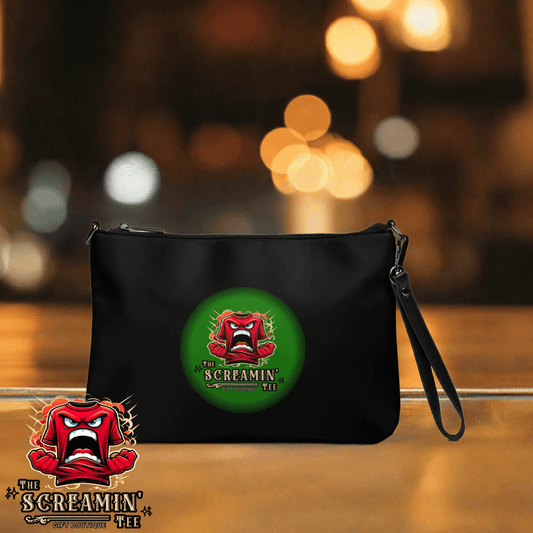 The Screamin' Tee Crossbody Bag | Emerald Logo (Black)