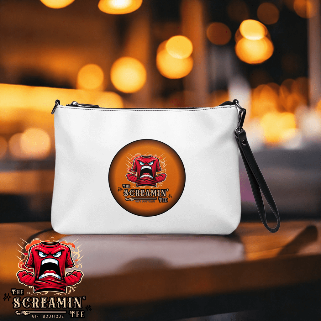 The Screamin' Tee Crossbody Bag | Jasper Logo (White)