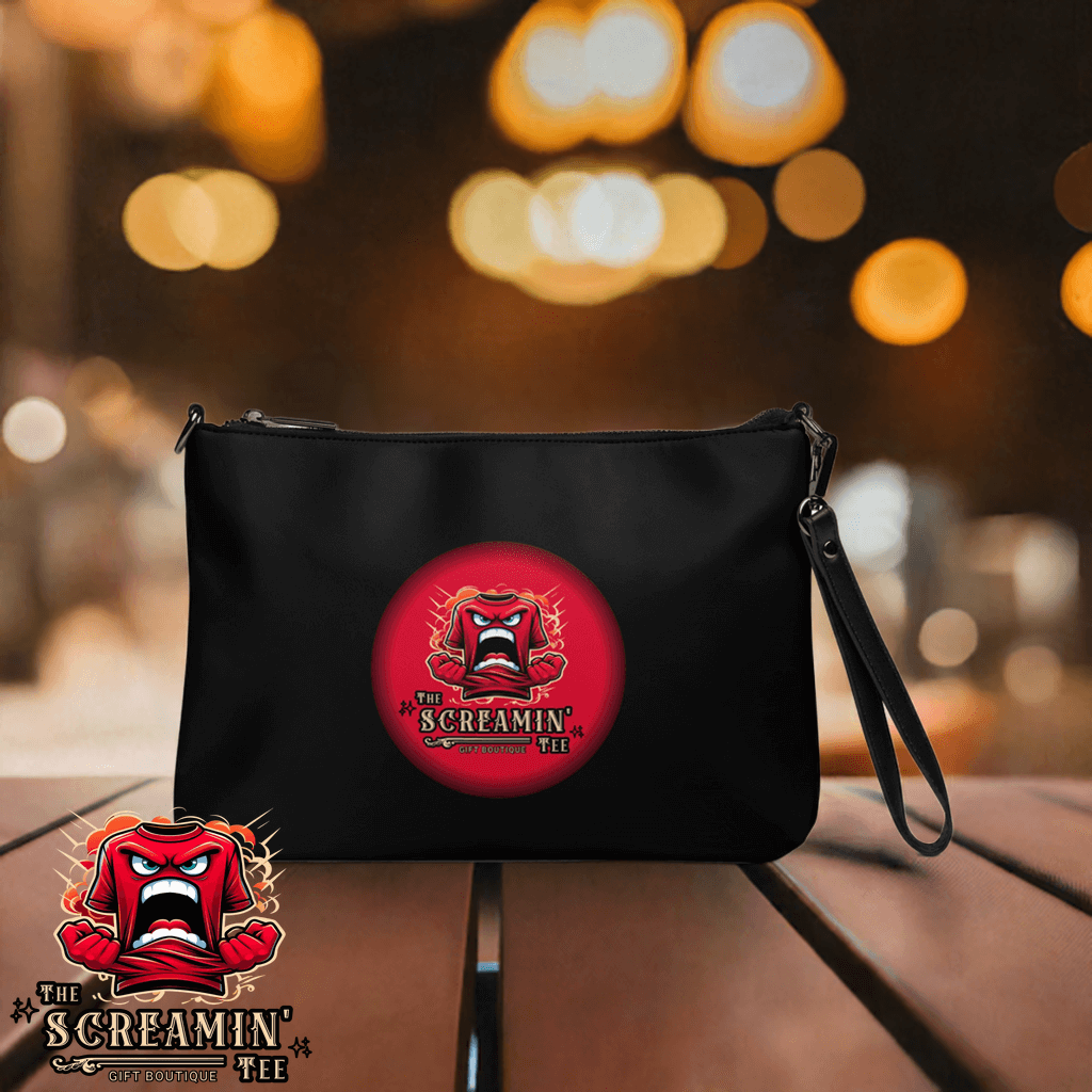 The Screamin' Tee Crossbody Bag | Ruby Logo (Black)