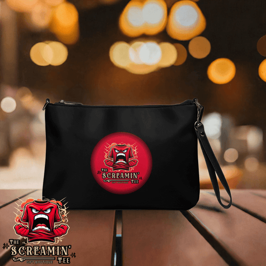 The Screamin' Tee Crossbody Bag | Ruby Logo (Black)
