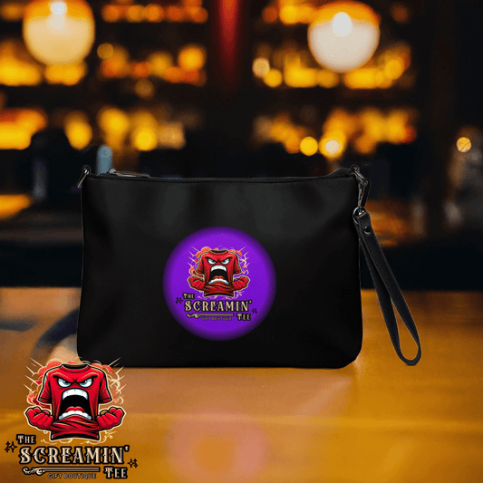 The Screamin' Tee Crossbody Bag | Tanzanite Logo (Black)