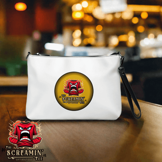 The Screamin' Tee Crossbody Bag | Topaz Logo (White)