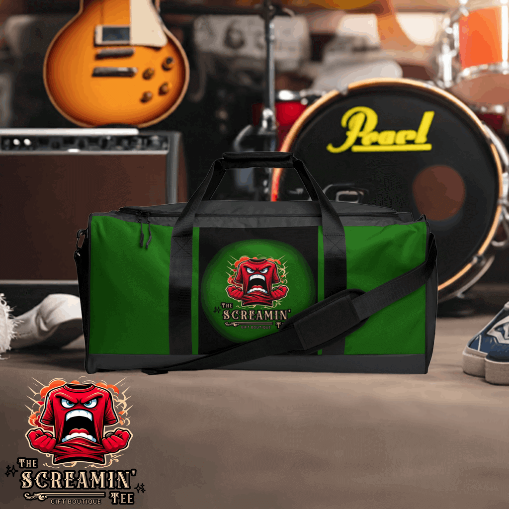 THE LOGO DUFFLE BAG - EMERALD