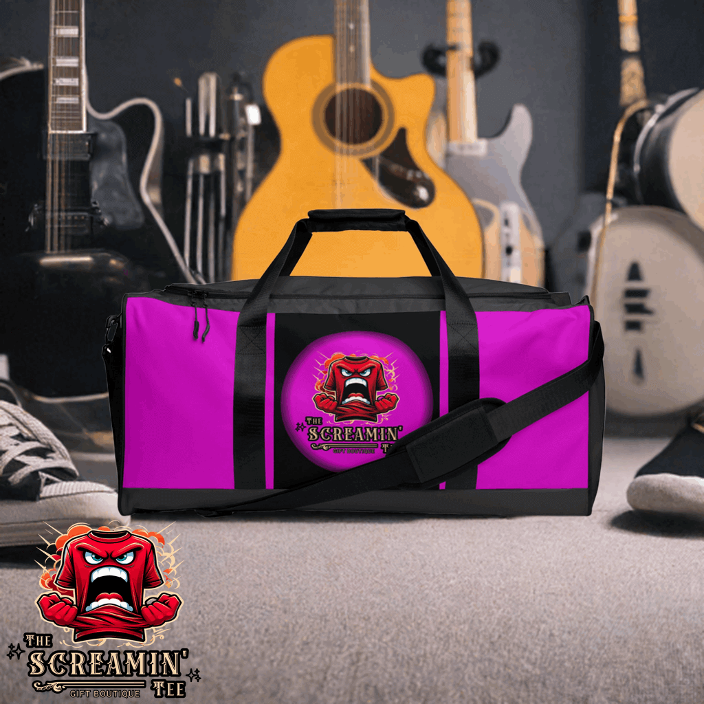 THE LOGO DUFFLE BAG - GARNET