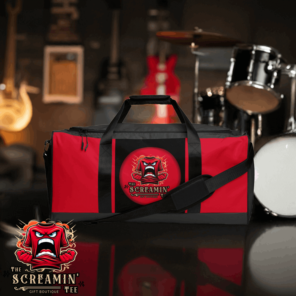 THE LOGO DUFFLE BAG - RUBY