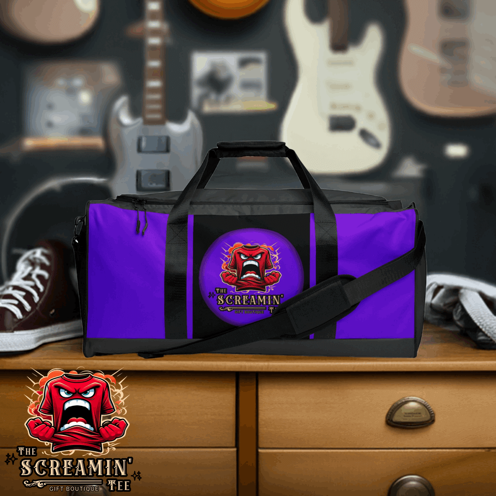 THE LOGO DUFFLE BAG - TANZANITE