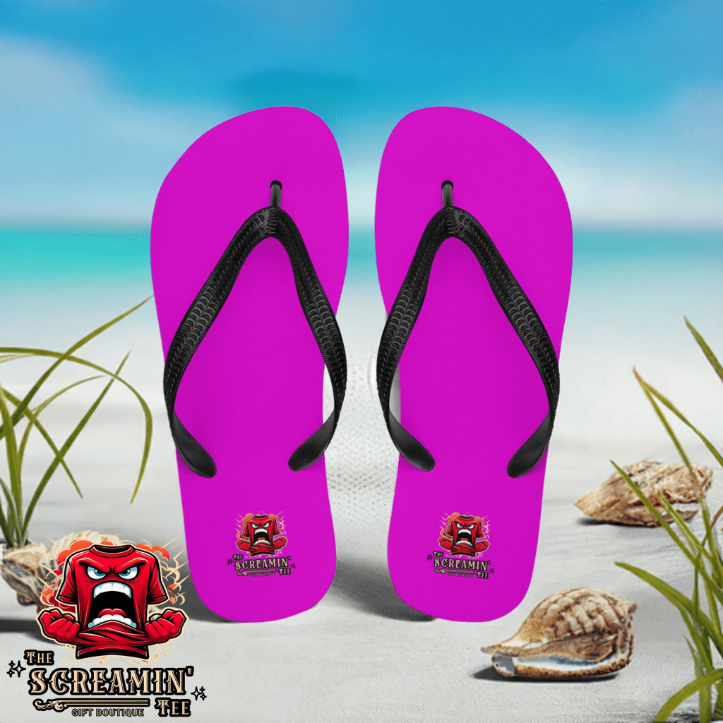 The Screamin' Tee Flip Flops | Garnet