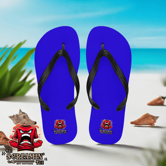 The Screamin' Tee Flip Flops | Sapphire
