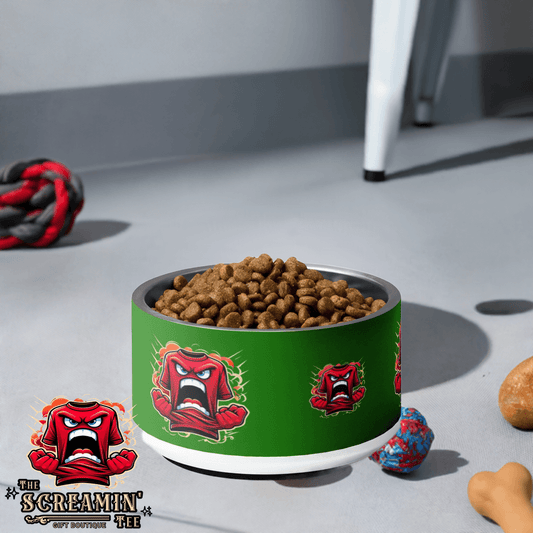 The Screamin' Tee Pet Bowl | Emerald 18Oz