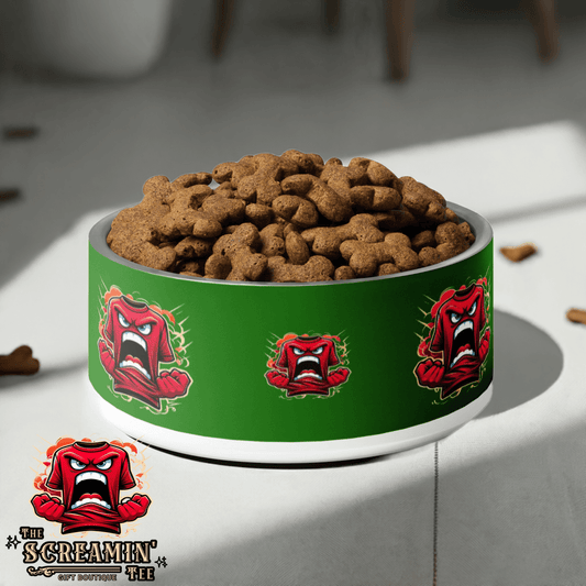The Screamin' Tee Pet Bowl | Emerald 32Oz