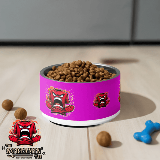 The Screamin' Tee Pet Bowl | Garnet 18Oz