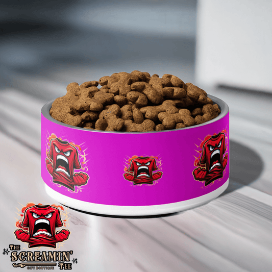 The Screamin' Tee Pet Bowl | Garnet 32Oz