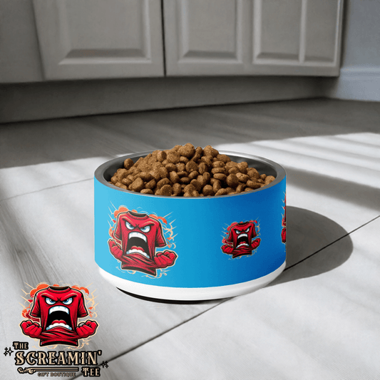 The Screamin' Tee Pet Bowl | Lapis 18Oz
