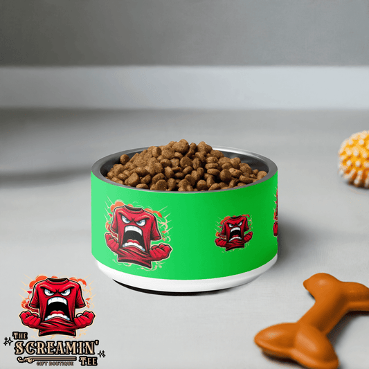 The Screamin' Tee Pet Bowl | Peridot 18Oz