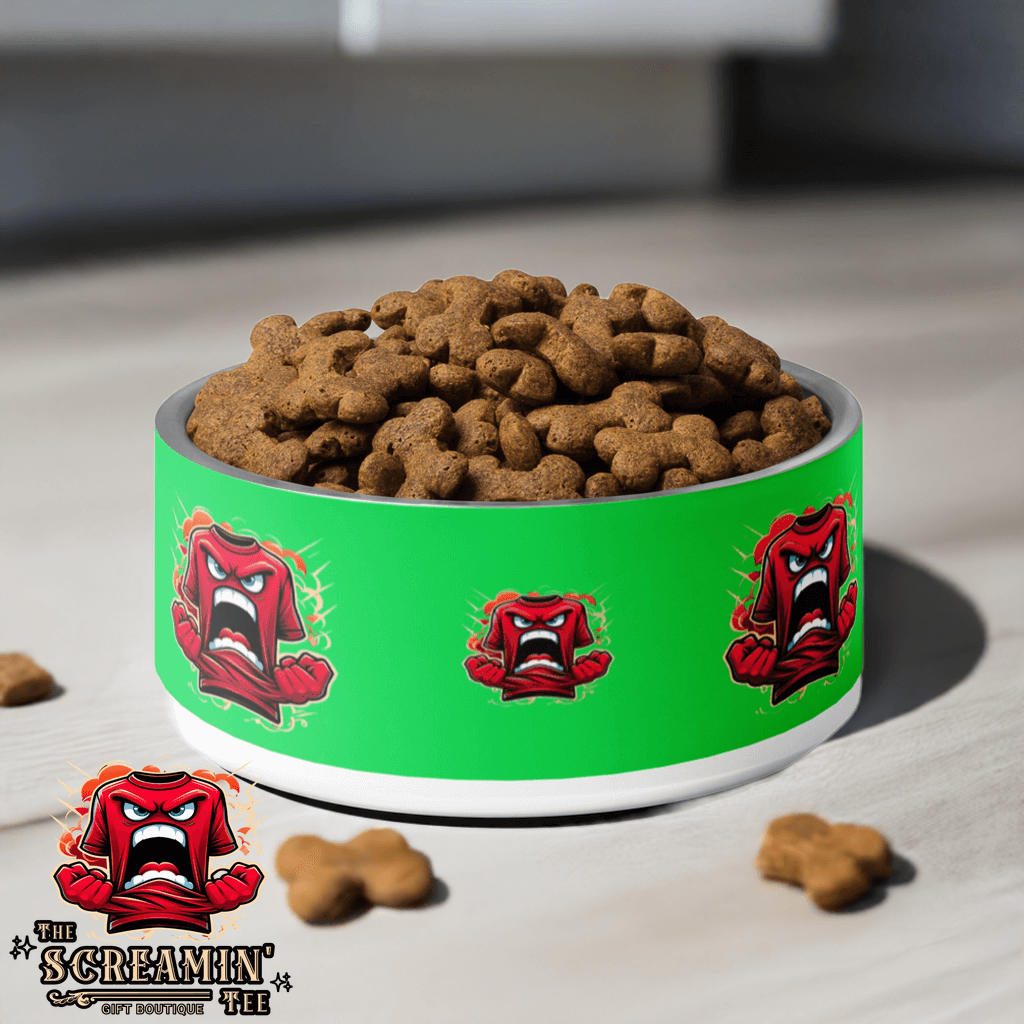 The Screamin' Tee Pet Bowl | Peridot 32Oz