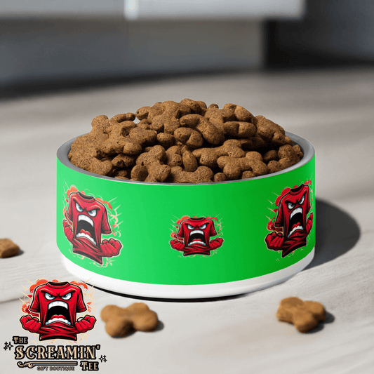 The Screamin' Tee Pet Bowl | Peridot 32Oz