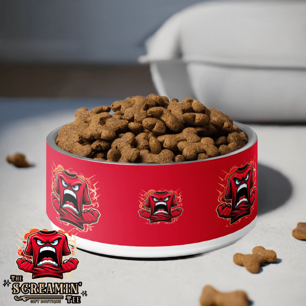 The Screamin' Tee Pet Bowl | Ruby 32Oz