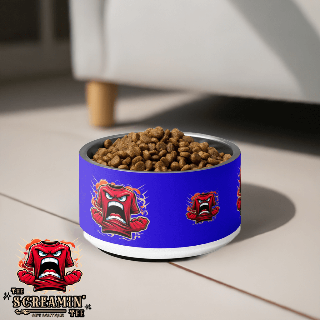 The Screamin' Tee Pet Bowl | Sapphire 18Oz
