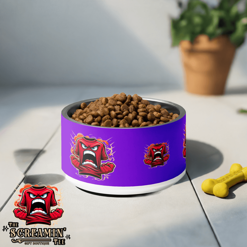 The Screamin' Tee Pet Bowl | Tanzanite 18Oz