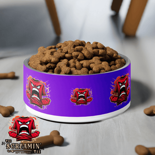 The Screamin' Tee Pet Bowl | Tanzanite 32Oz