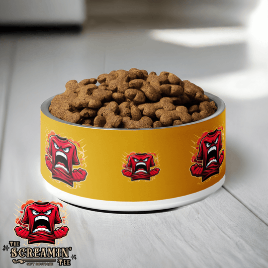 The Screamin' Tee Pet Bowl | Topaz 32Oz