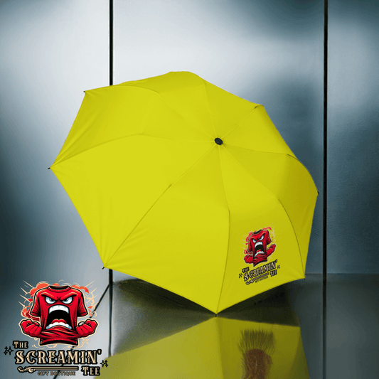 The Screamin' Tee Foldable Umbrella | Citrine