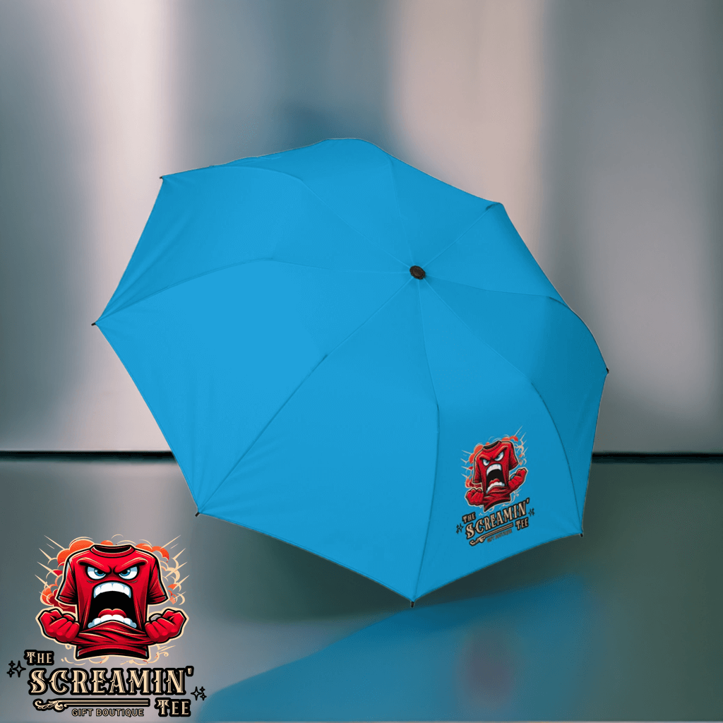 The Screamin' Tee Foldable Umbrella | Lapis
