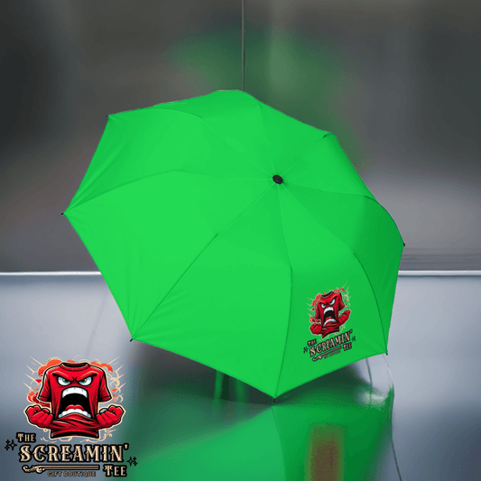 The Screamin' Tee Foldable Umbrella | Peridot