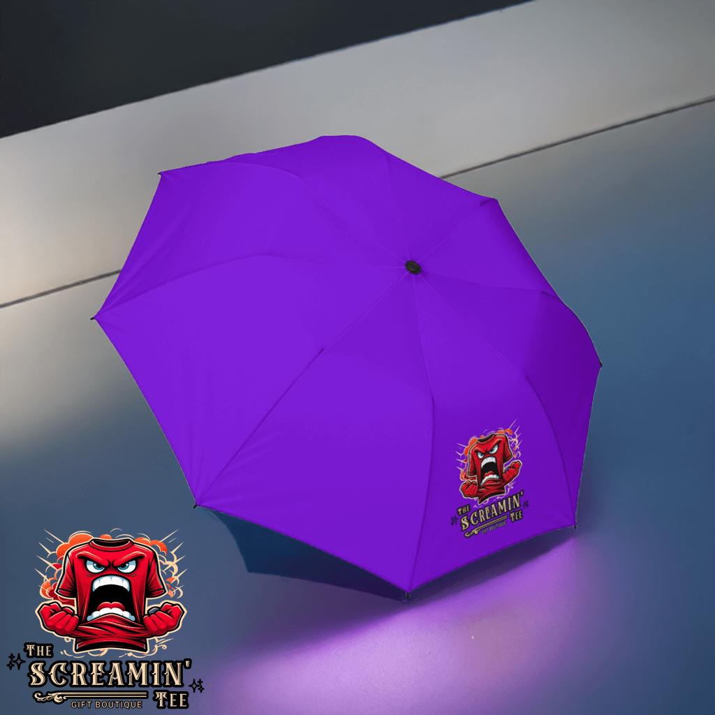 The Screamin' Tee Foldable Umbrella | Tanzanite