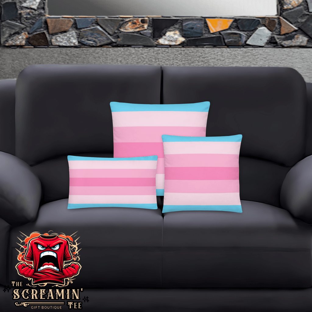 Transfem Pride Pillow