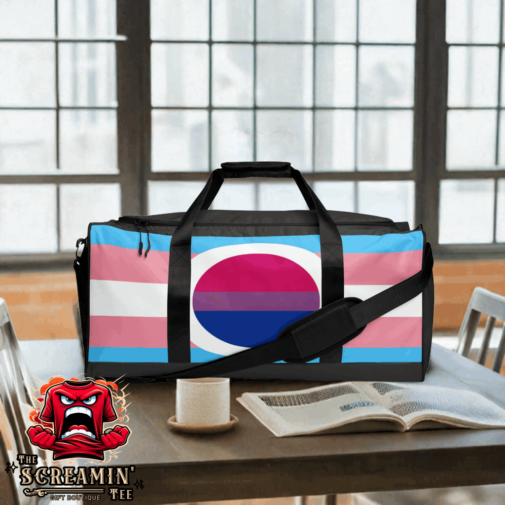 TRANSGENDER BISEXUAL PRIDE I DUFFLE BAG