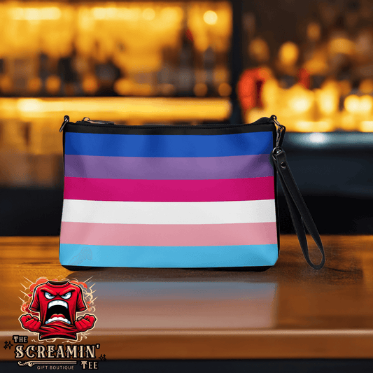 Transgender Bisexual III Pride Crossbody Bag