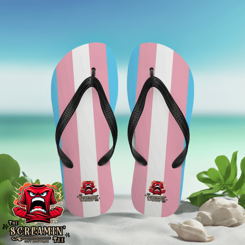 Transgender Pride Flip Flops