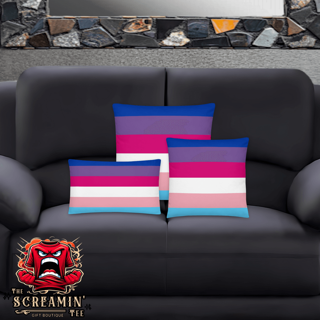 Transgender Bisexual III Pride Pillow