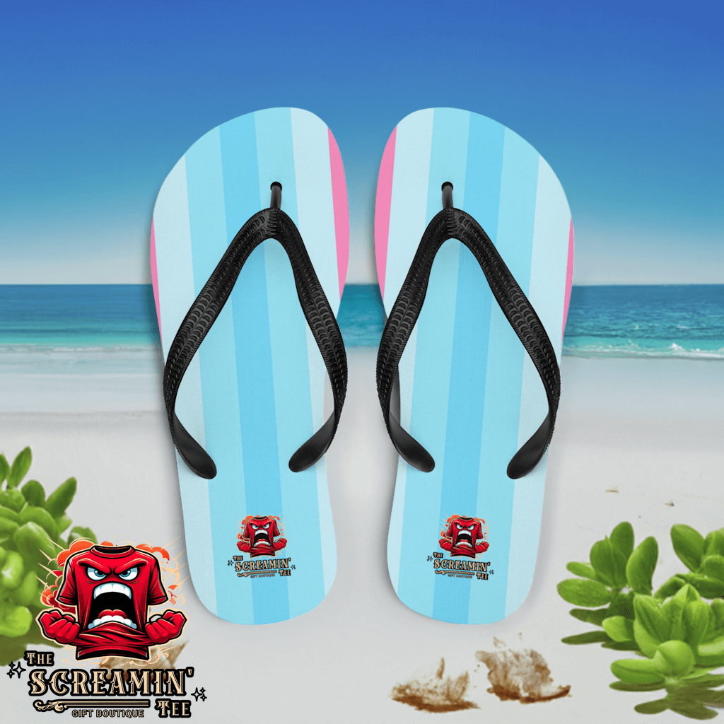 Transmasc Pride Flip Flops