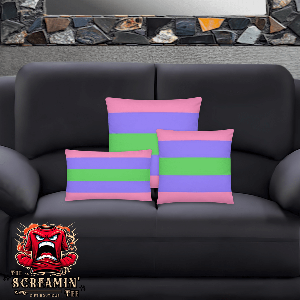 Trigender Pride Pillow