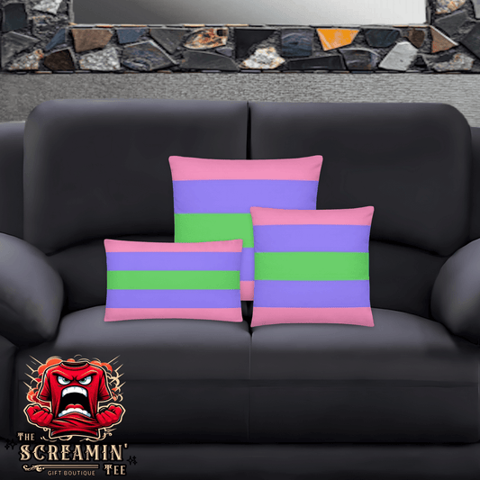 Trigender Pride Pillow