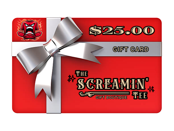 THE SCREAMIN' TEE GIFT CARDS