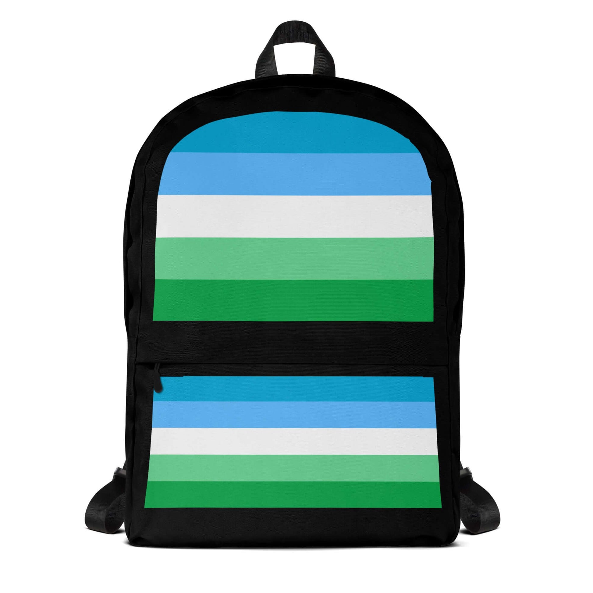 Gay Men III Pride Backpack, medium size with water-resistant material and multiple pockets for daily and sports use.