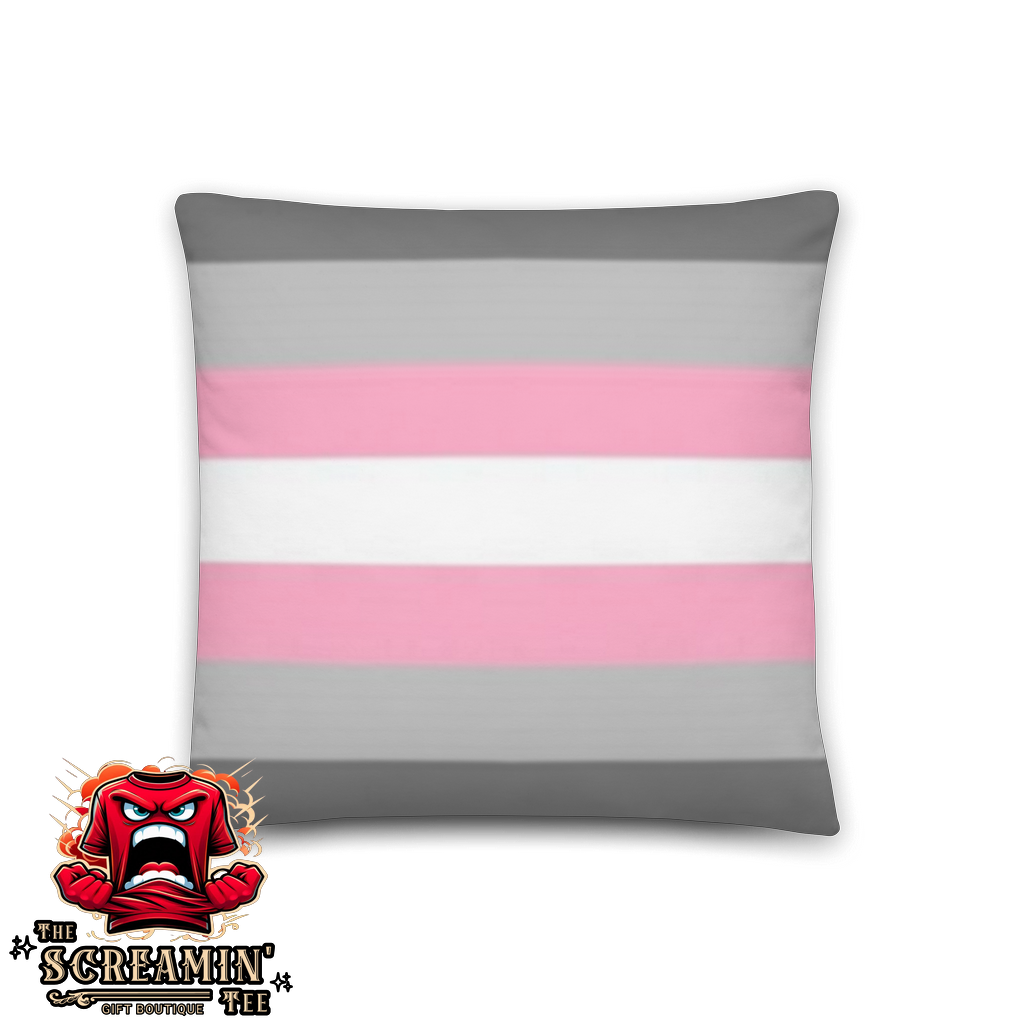 DEMIGENDER DEMIGIRLS PRIDE PILLOW