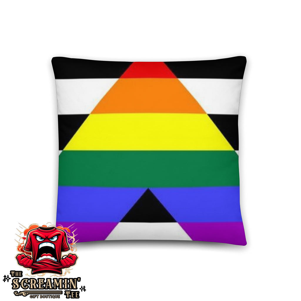 STRAIGHT ALLY PRIDE PILLOW