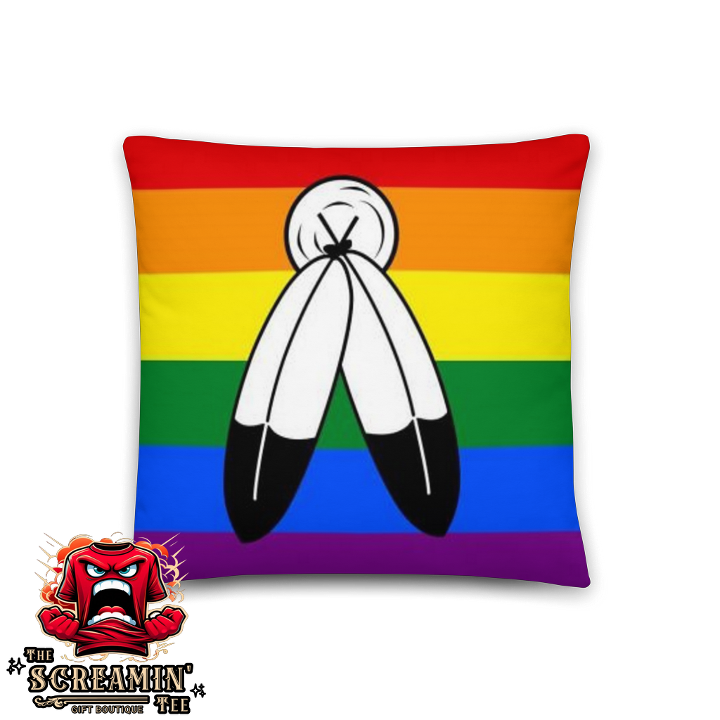 TWO SPIRIT PRIDE PILLOW