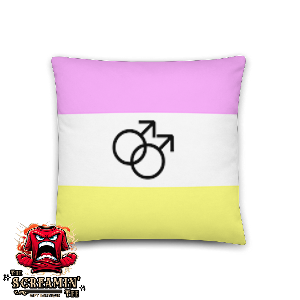 GAY TWINK PRIDE PILLOW