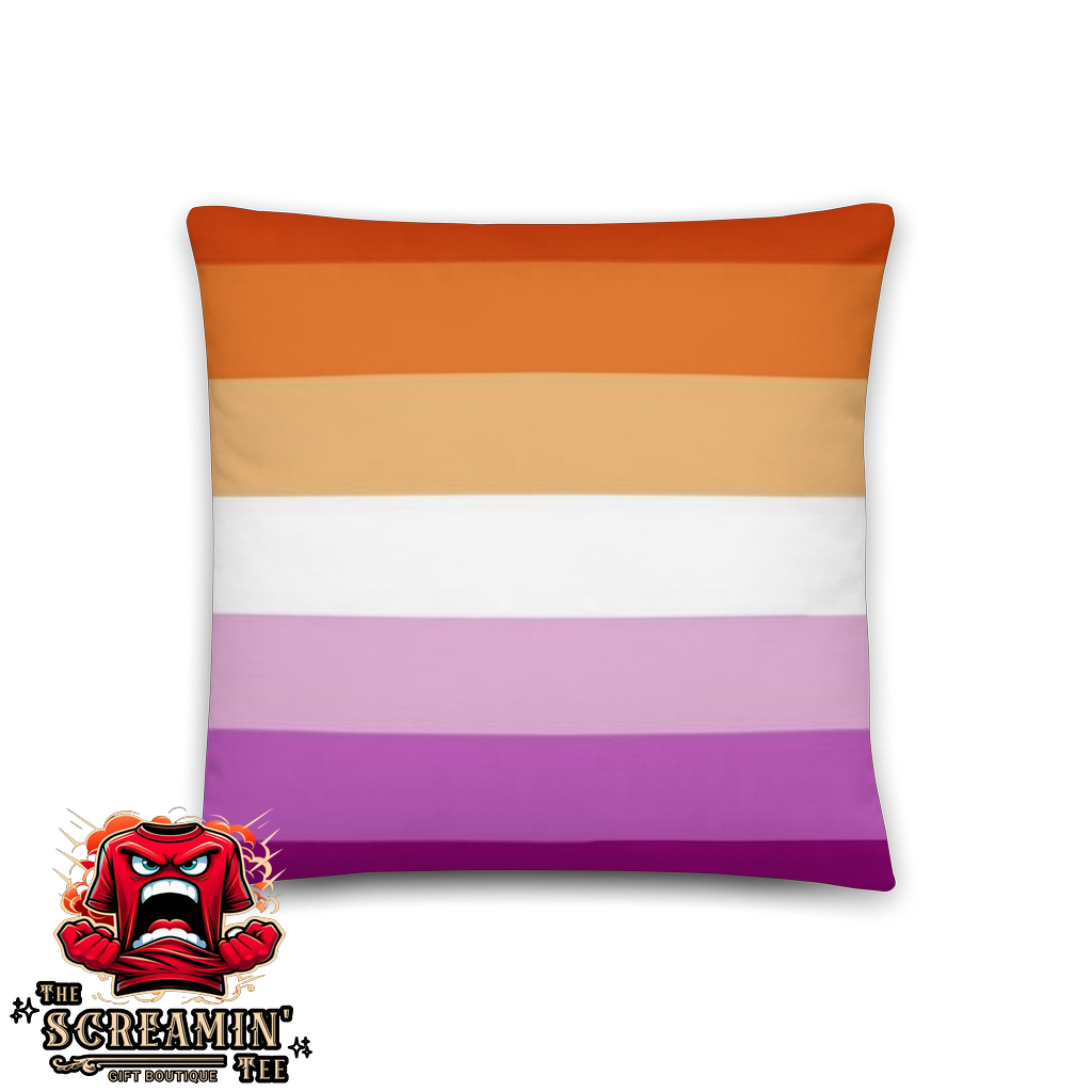 LESBIAN PRIDE PILLOW